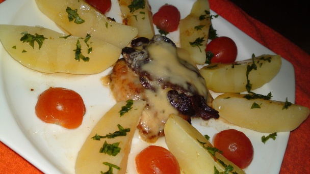 Kuracie prsia s morčacou pečeňou, údenou slaninkou a ementálom (fotorecept) - obrázok 9