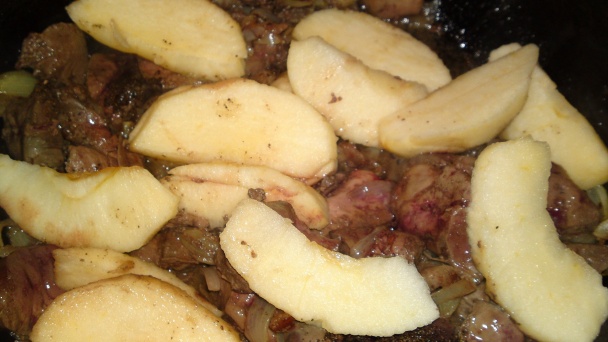 Dusená morčacia pečeň na Chardonnay s jablkami (fotorecept) - obrázok 8