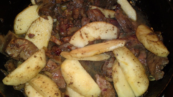 Dusená morčacia pečeň na Chardonnay s jablkami (fotorecept) - obrázok 9