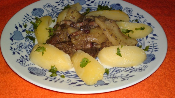 Dusená morčacia pečeň na Chardonnay s jablkami (fotorecept) - obrázok 12