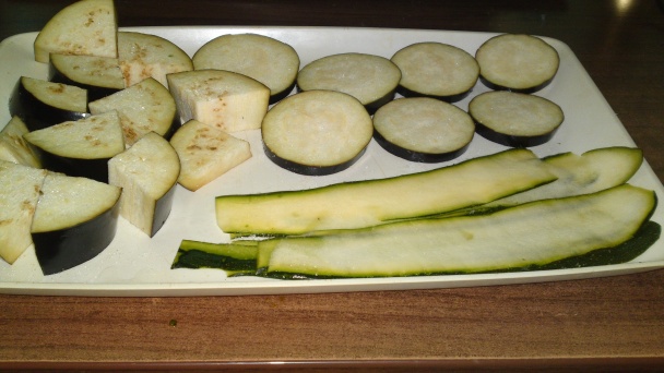 Šalát z pečeného baklažánu a prosciutto crudo (fotorecept) - obrázok 2