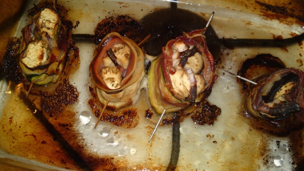 Predjedlo z baklažánu, cukety, červenej cibule a prosciutto crudo (fotorecept) - obrázok 10