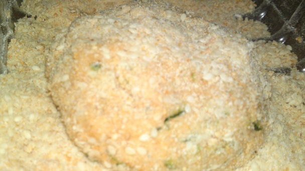 Chrumkavé fašírky z cukety so sezamom a syrom Ementál (fotorecept) - obrázok 15