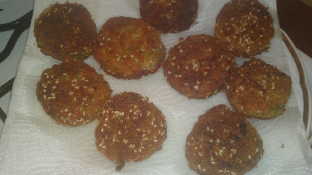 Vyprážané cuketovo-syrové guľôčky so sezamom (fotorecept) - obrázok 11