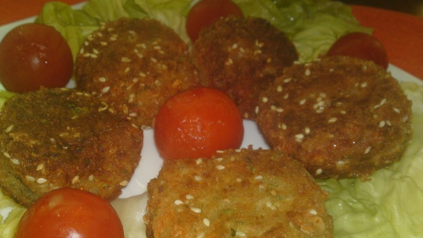 Vyprážané cuketovo-syrové guľôčky so sezamom (fotorecept) - obrázok 12