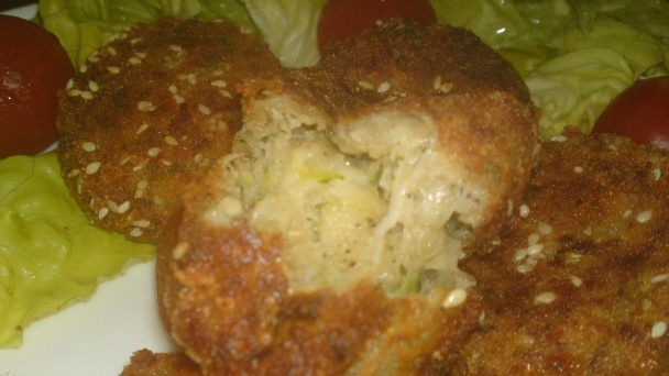 Vyprážané cuketovo-syrové guľôčky so sezamom (fotorecept) - obrázok 13