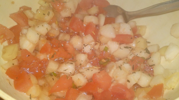 Šalát s plnenou hruškou a estragónom (fotorecept) - obrázok 13