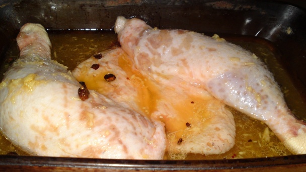 Pečené kuracie stehná s medom, zázvorom, pomarančom a borievkami (fotorecept) - obrázok 8