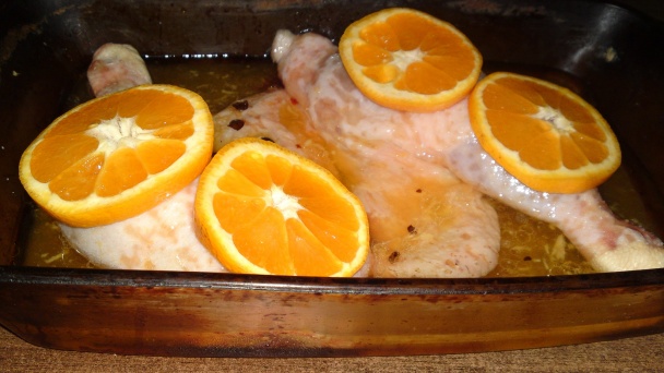 Pečené kuracie stehná s medom, zázvorom, pomarančom a borievkami (fotorecept) - obrázok 9