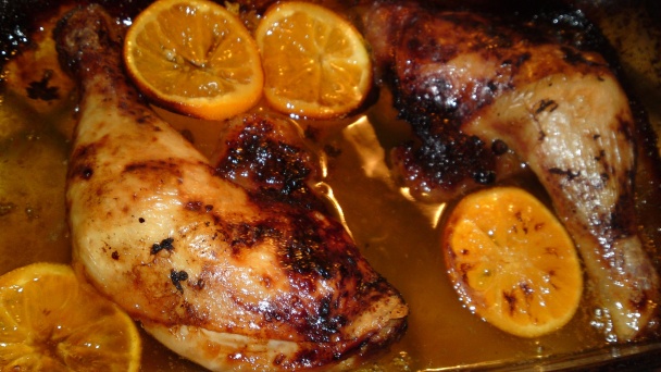 Pečené kuracie stehná s medom, zázvorom, pomarančom a borievkami (fotorecept) - obrázok 10