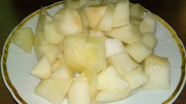 Zmrzlina zo žltého melónu s jogurtom (fotorecept) - obrázok 2