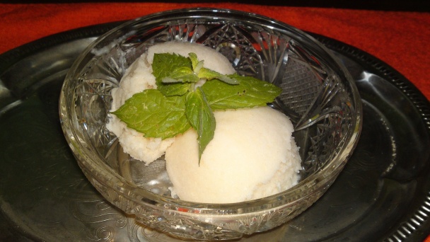 Zmrzlina zo žltého melónu s jogurtom (fotorecept) - obrázok 16