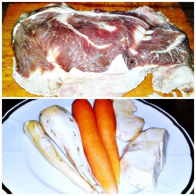 Teľacie líčka pomaly pečené na Chardonnay s jablkom, portobello a zeleninou (fotorecept) - obrázok 1