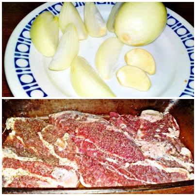 Teľacie líčka pomaly pečené na Chardonnay s jablkom, portobello a zeleninou (fotorecept) - obrázok 2