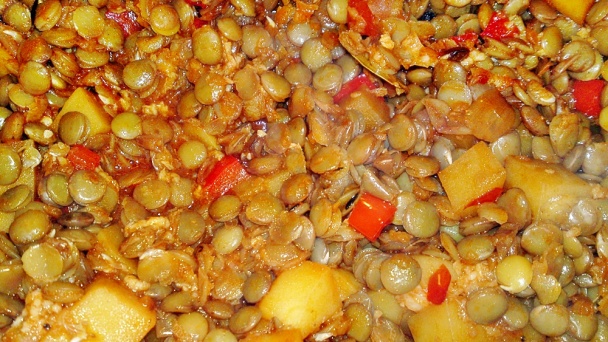 Pikantná šošovica so zemiakmi (fotorecept) - obrázok 14