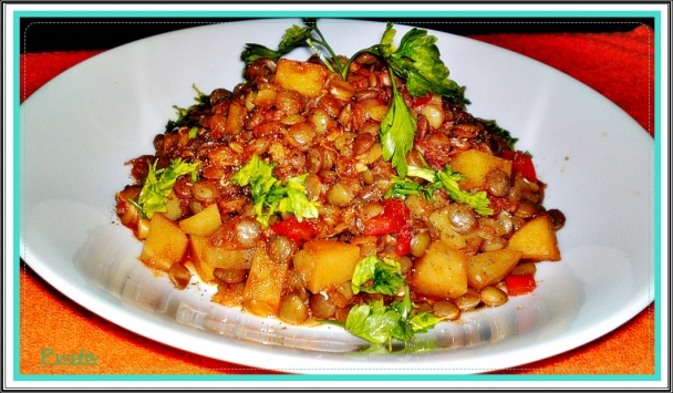 Pikantná šošovica so zemiakmi (fotorecept) - obrázok 16