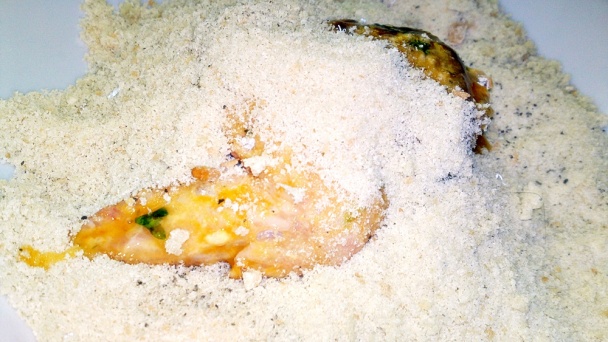 Vyprážané kuracie krídelká plnené kuracou pečeňou (fotorecept) - obrázok 13