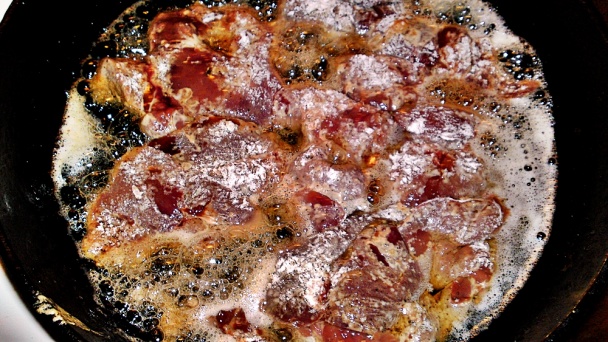 Kuracia pečeň na údenej paprike a údenej slanine z mangalice (fotorecept) - obrázok 9