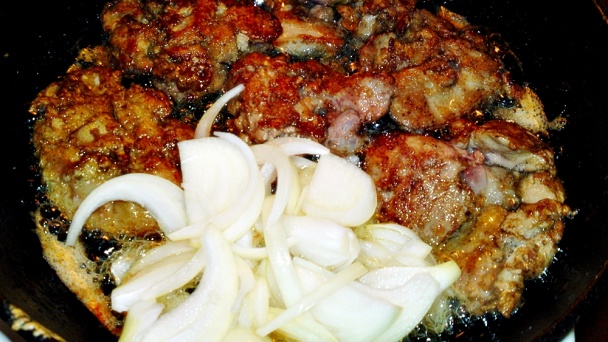 Kuracia pečeň na údenej paprike a údenej slanine z mangalice (fotorecept) - obrázok 10