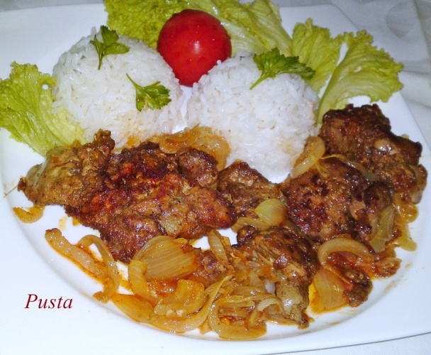 Kuracia pečeň na údenej paprike a údenej slanine z mangalice (fotorecept) - obrázok 15