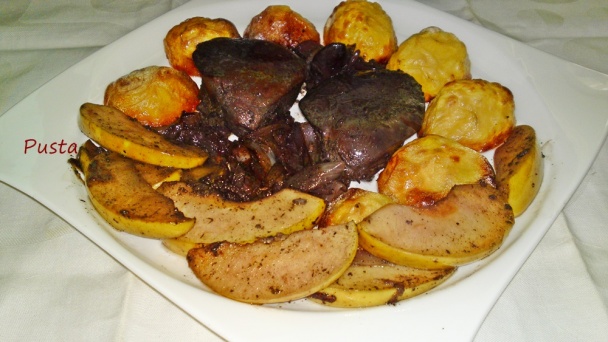 Morčacia pečeň na šalvii, jablkách a Cabernet Sauvignon (fotorecept) - obrázok 12