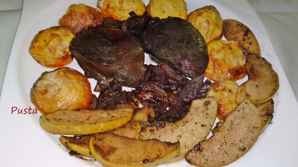 Morčacia pečeň na šalvii, jablkách a Cabernet Sauvignon (fotorecept) - obrázok 13