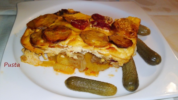 Zapekané prekladané zemiaky s dubákmi a Pick klobásou (fotorecept) - obrázok 18