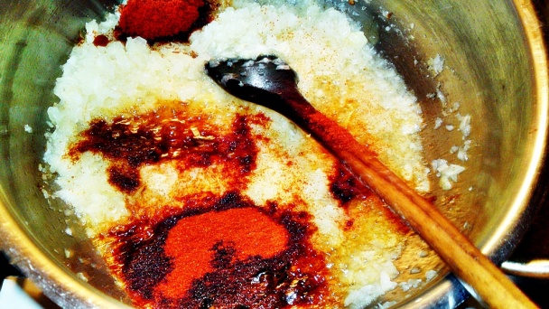 Kuracie žalúdky na Cabernet Sauvignon, tymiane a údenej paprike (fotorecept) - obrázok 4