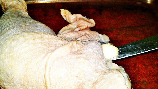 Pečené kuracie stehno na masle a pomarančoch (fotorecept) - obrázok 3