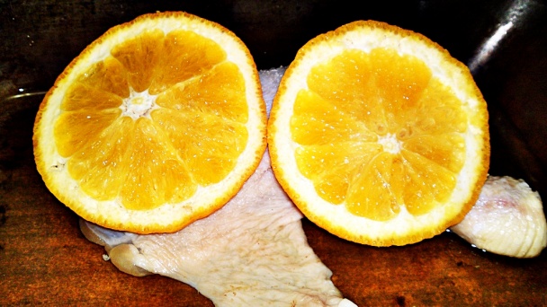 Pečené kuracie stehno na masle a pomarančoch (fotorecept) - obrázok 4