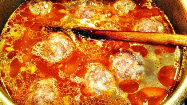 Polievka s kuriatkami a jahňacími mäsovými knedličkami (fotorecept) - obrázok 15