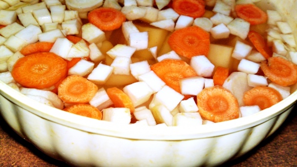 Pestrá pohánková polievka s kyslou kapustou (fotorecept) - obrázok 3