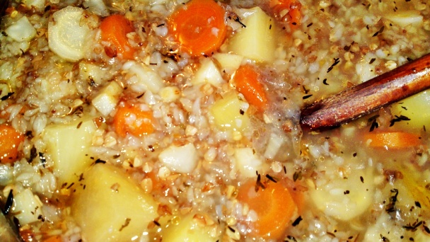 Pestrá pohánková polievka s kyslou kapustou (fotorecept) - obrázok 11