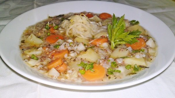 Pestrá pohánková polievka s kyslou kapustou (fotorecept) - obrázok 12