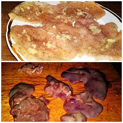 Vyprážané kuracie prsia plnené kuracou pečeňou (fotorecept) - obrázok 3