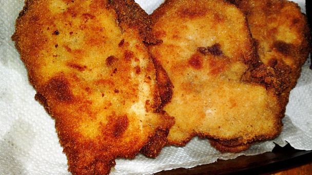 Vyprážané kuracie prsia plnené kuracou pečeňou (fotorecept) - obrázok 12