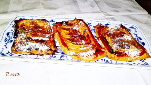 Jablkový koláč z lístkového cesta s karamelom (fotorecept) - obrázok 12