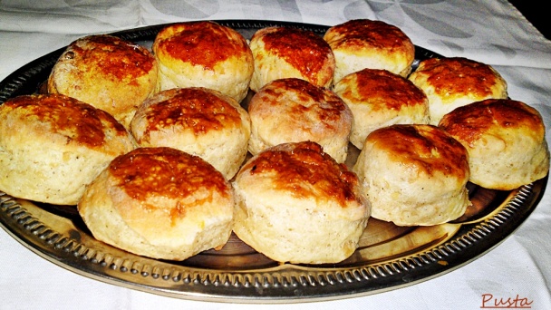 Zemiakové pagáče s cibuľou a s kyslou smotanou (fotorecept) - obrázok 13