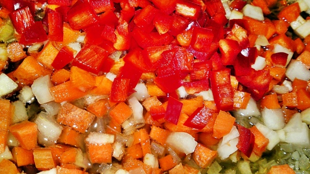 Žemľovka na slano s dubákmi a so zeleninou (fotorecept) - obrázok 4
