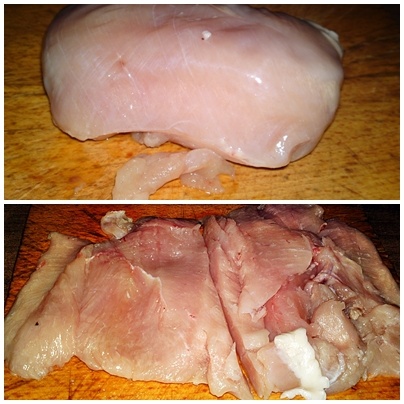 Závitky z kuracích pŕs plnené domácou paštétou z kuracej pečene (fotorecept) - obrázok 8