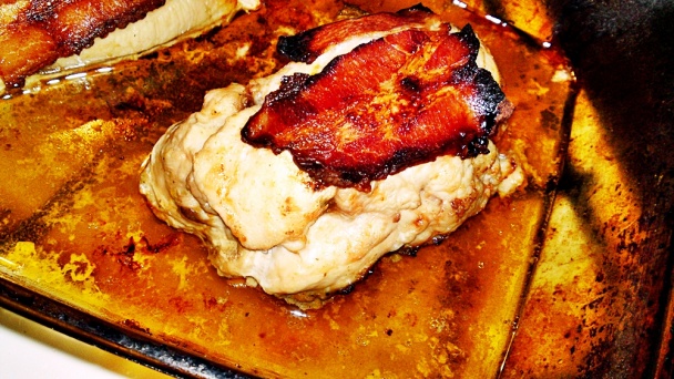 Závitky z kuracích pŕs plnené domácou paštétou z kuracej pečene (fotorecept) - obrázok 12