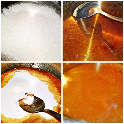 Škoricový koláč s karamelovou omáčkou a s opraženými  arašidmi (fotorecept) - obrázok 14