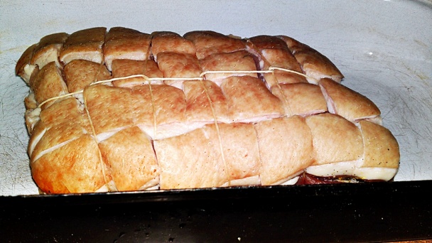 Pečený plnený bôčik s kožou podľa Gordona Ramsayho (fotorecept) - obrázok 11