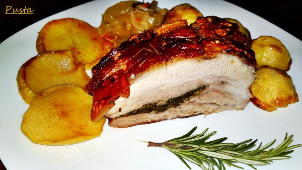 Pečený plnený bôčik s kožou podľa Gordona Ramsayho (fotorecept) - obrázok 14