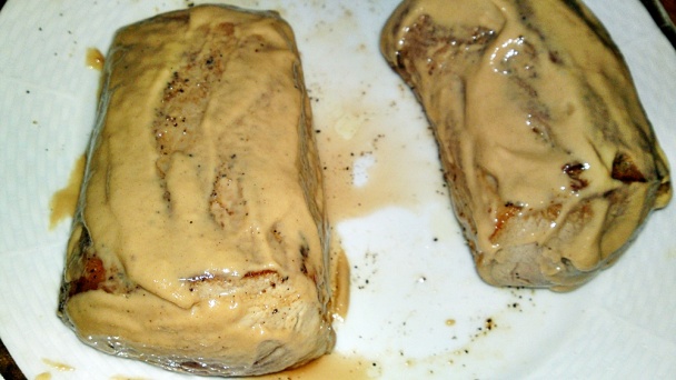 Bravčová panenka v lístkovom ceste s vínovou redukciou (fotorecept) - obrázok 5