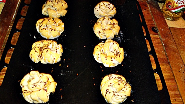 Slané turbany s ľanovými semienkami (fotorecept) - obrázok 12