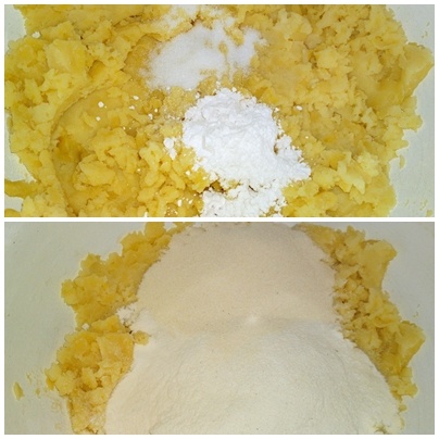 Slaný zemiakový koláč plnený cibuľou (fotorecept) - obrázok 3