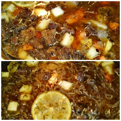 Polievka ragú zo srnčieho stehna so smrčkami a s estragónom (fotorecept) - obrázok 5