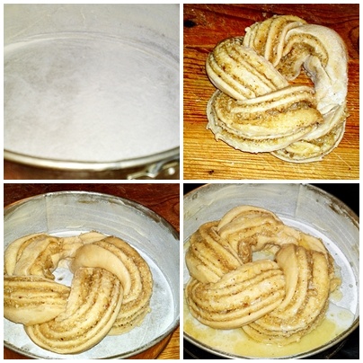 Orechovo-kokosový kysnutý koláč (fotorecept) - obrázok 8