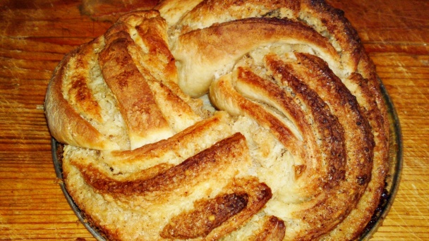 Orechovo-kokosový kysnutý koláč (fotorecept) - obrázok 11